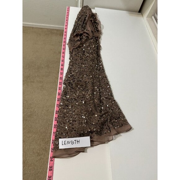 Y2K Adrianna Papell Womans Silk Beaded Top Size 3X Sequin Evening Event Fairy - Picture 6 of 15